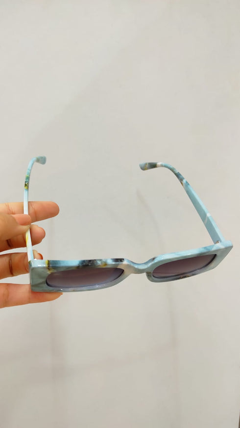 Rectangular Retro Narrow Sunglasses